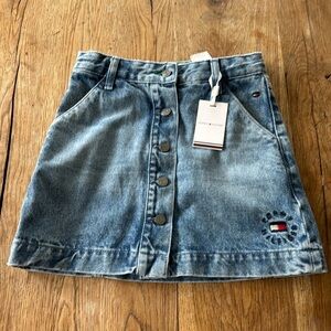 Girl's Tommy Hilfiger denim skirt NWT